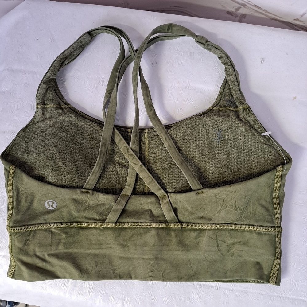 Lululemon Energy Bra‎ Long Line Ice Dye size 6 - Picture 4 of 7